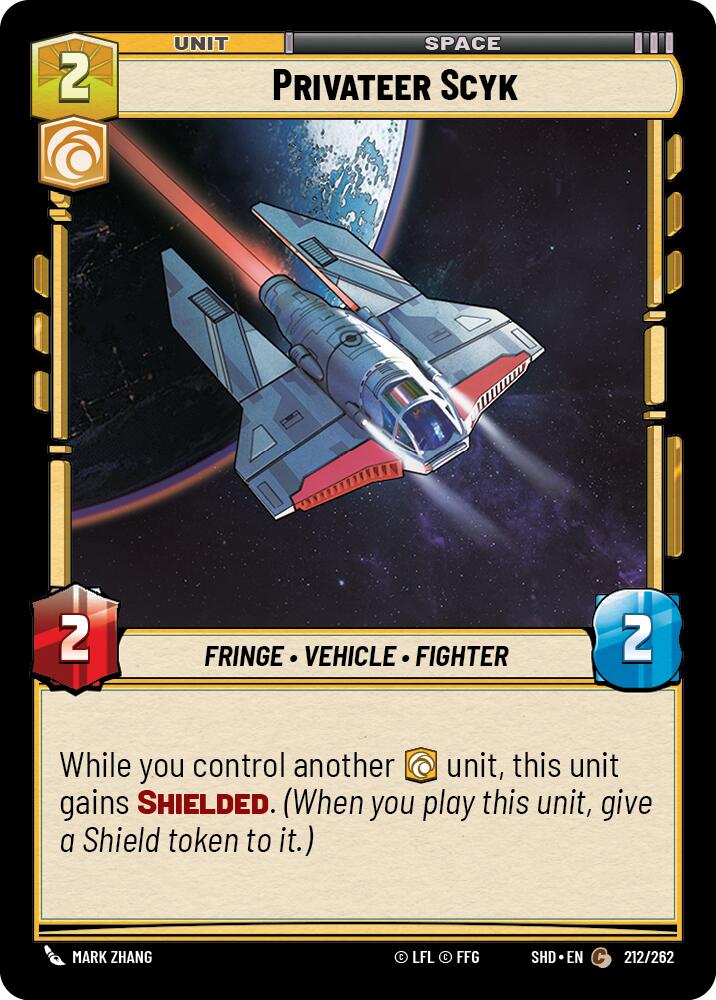 Privateer Scyk (212/262) [Shadows of the Galaxy] | Jomio and Rueliete's Cards and Comics
