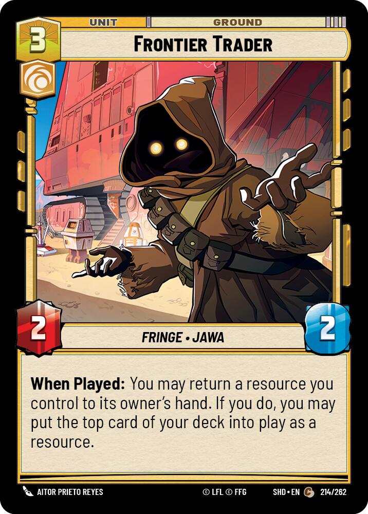 Frontier Trader (214/262) [Shadows of the Galaxy] | Jomio and Rueliete's Cards and Comics