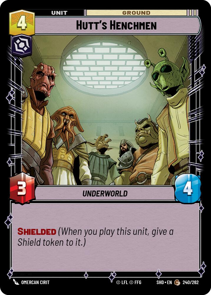 Hutt's Henchmen (240/262) [Shadows of the Galaxy] | Jomio and Rueliete's Cards and Comics