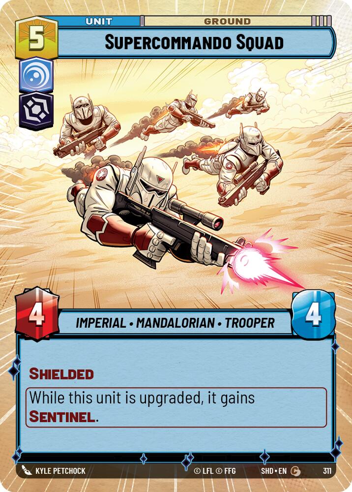 Supercommando Squad (311) (Hyperspace) (311) [Shadows of the Galaxy] | Jomio and Rueliete's Cards and Comics