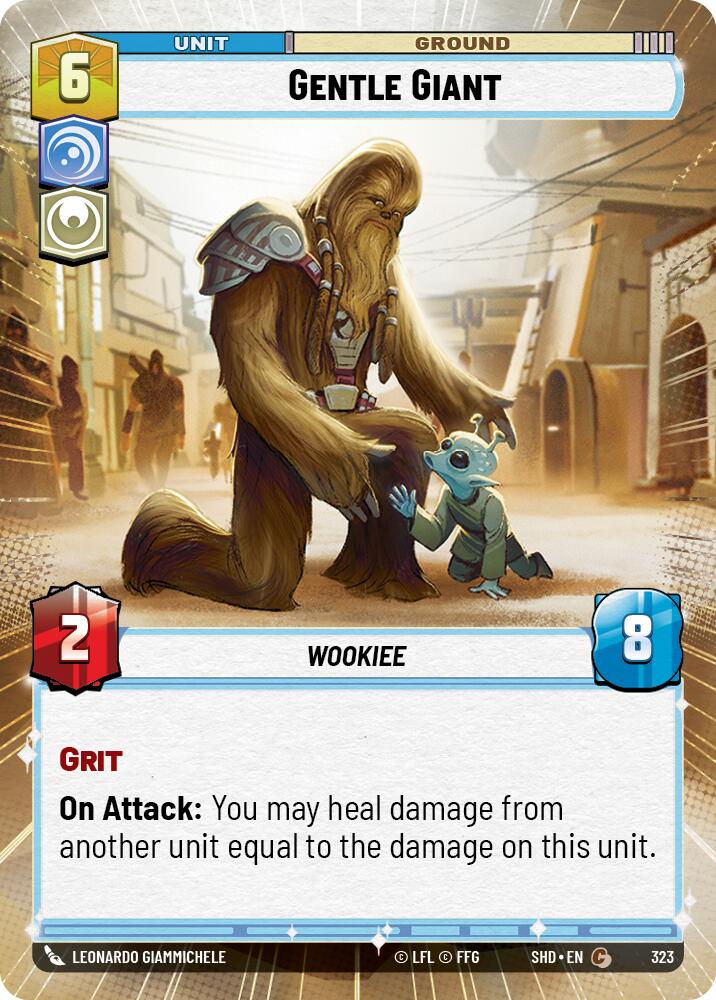 Gentle Giant (323) (Hyperspace) (323) [Shadows of the Galaxy] | Jomio and Rueliete's Cards and Comics