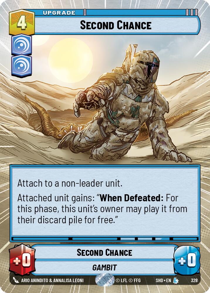 Second Chance (328) (Hyperspace) (328) [Shadows of the Galaxy] | Jomio and Rueliete's Cards and Comics
