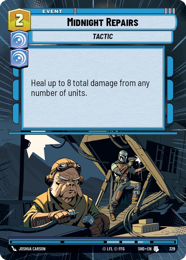 Midnight Repairs (329) (Hyperspace) (329) [Shadows of the Galaxy] | Jomio and Rueliete's Cards and Comics