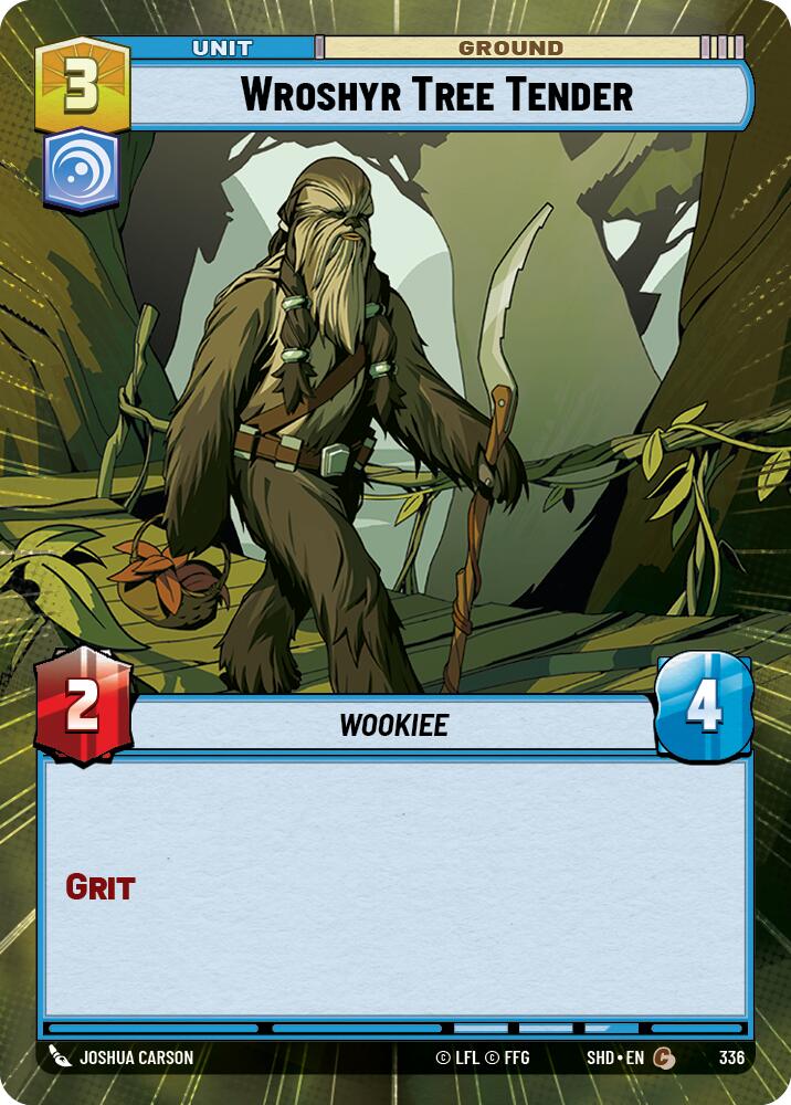 Wroshyr Tree Tender (336) (Hyperspace) (336) [Shadows of the Galaxy] | Jomio and Rueliete's Cards and Comics