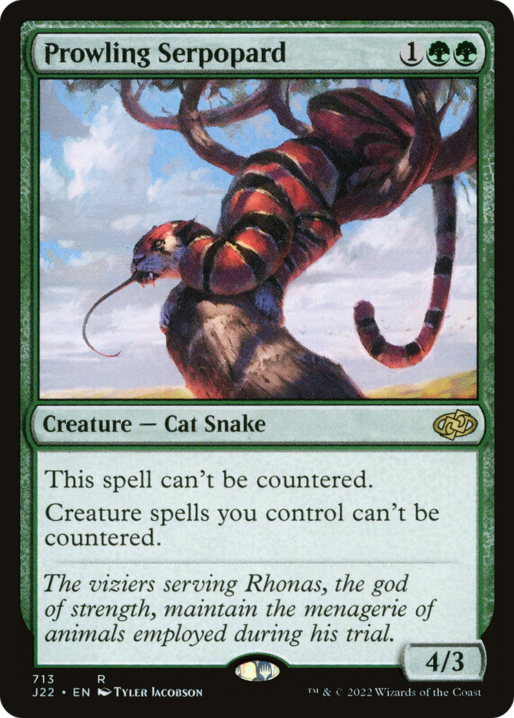 Prowling Serpopard [Jumpstart 2022] | Jomio and Rueliete's Cards and Comics