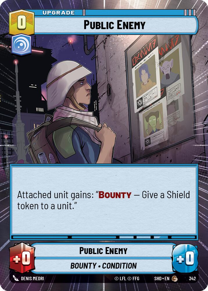 Public Enemy (342) (Hyperspace) (342) [Shadows of the Galaxy] | Jomio and Rueliete's Cards and Comics