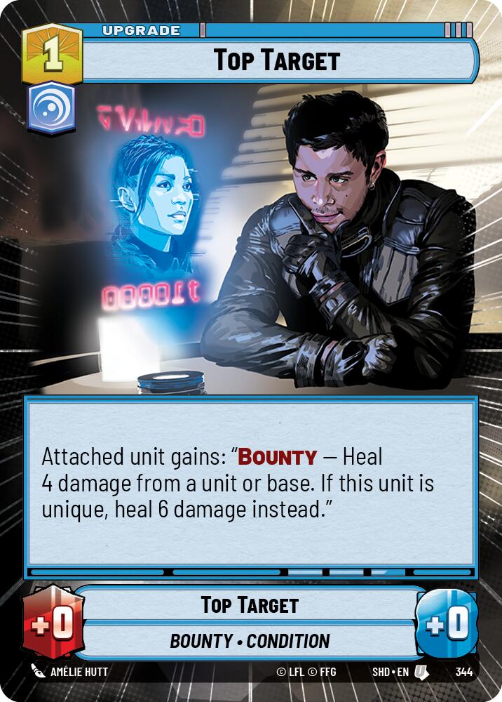 Top Target (344) (Hyperspace) (344) [Shadows of the Galaxy] | Jomio and Rueliete's Cards and Comics
