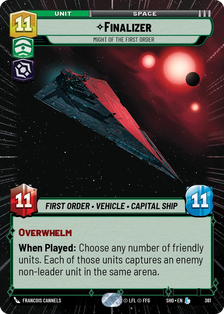 Finalizer - Might of the First Order (361) (Hyperspace) (361) [Shadows of the Galaxy] | Jomio and Rueliete's Cards and Comics