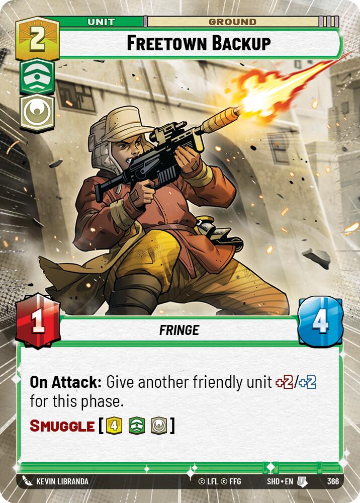 Freetown Backup (366) (Hyperspace) (366) [Shadows of the Galaxy] | Jomio and Rueliete's Cards and Comics