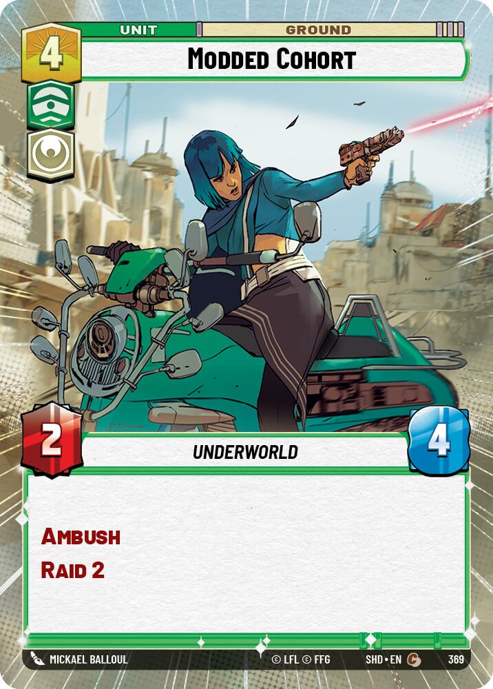 Modded Cohort (369) (Hyperspace) (369) [Shadows of the Galaxy] | Jomio and Rueliete's Cards and Comics