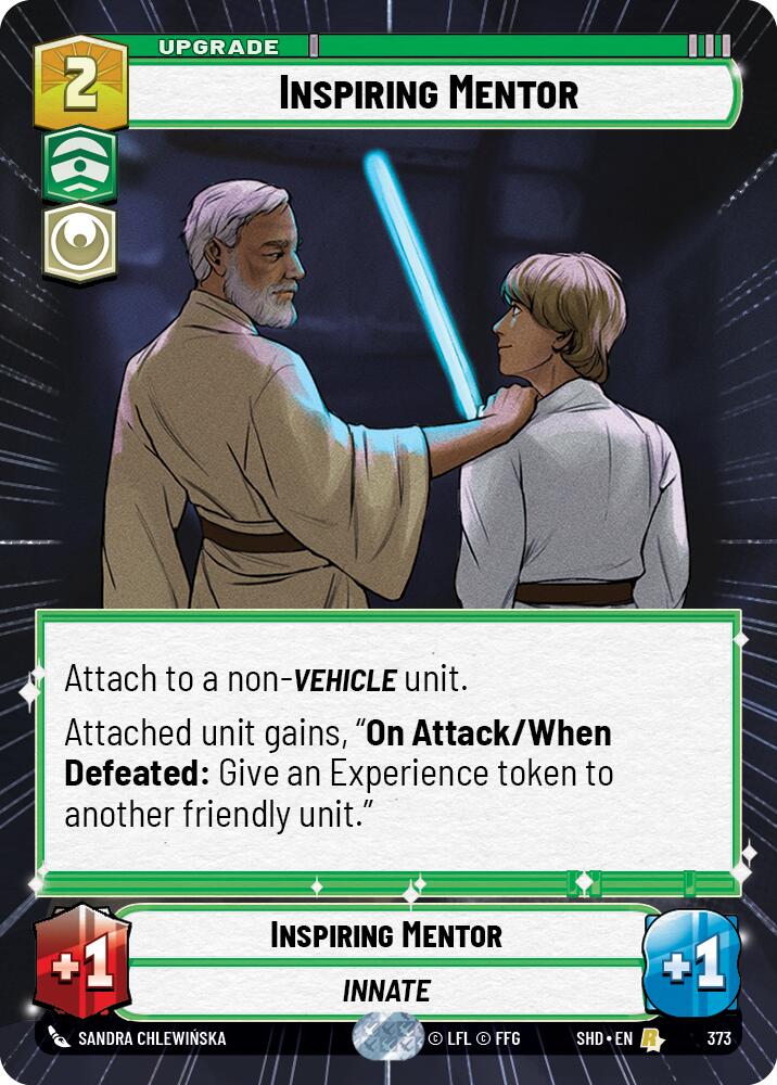 Inspiring Mentor (373) (Hyperspace) (373) [Shadows of the Galaxy] | Jomio and Rueliete's Cards and Comics