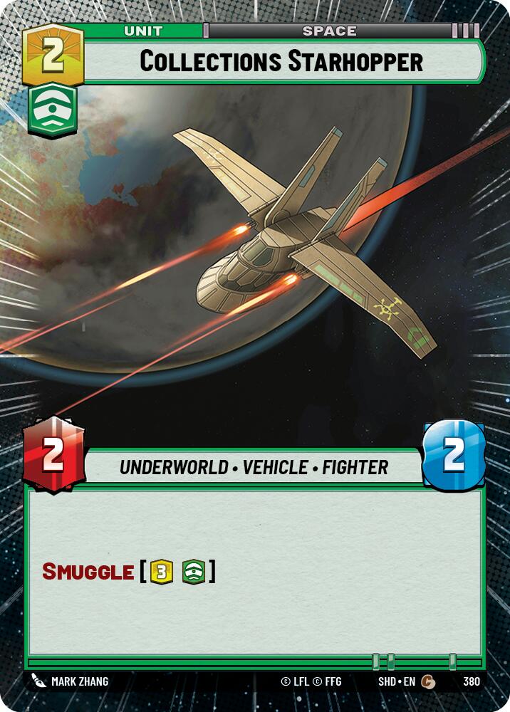 Collections Starhopper (380) (Hyperspace) (380) [Shadows of the Galaxy] | Jomio and Rueliete's Cards and Comics