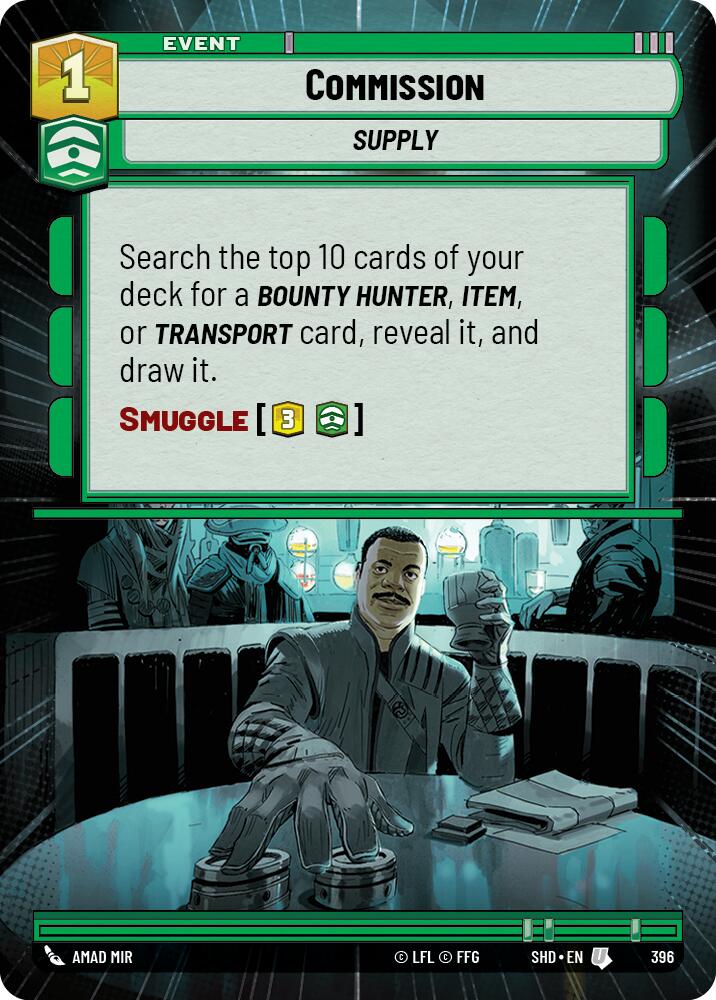 Commission (396) (Hyperspace) (396) [Shadows of the Galaxy] | Jomio and Rueliete's Cards and Comics