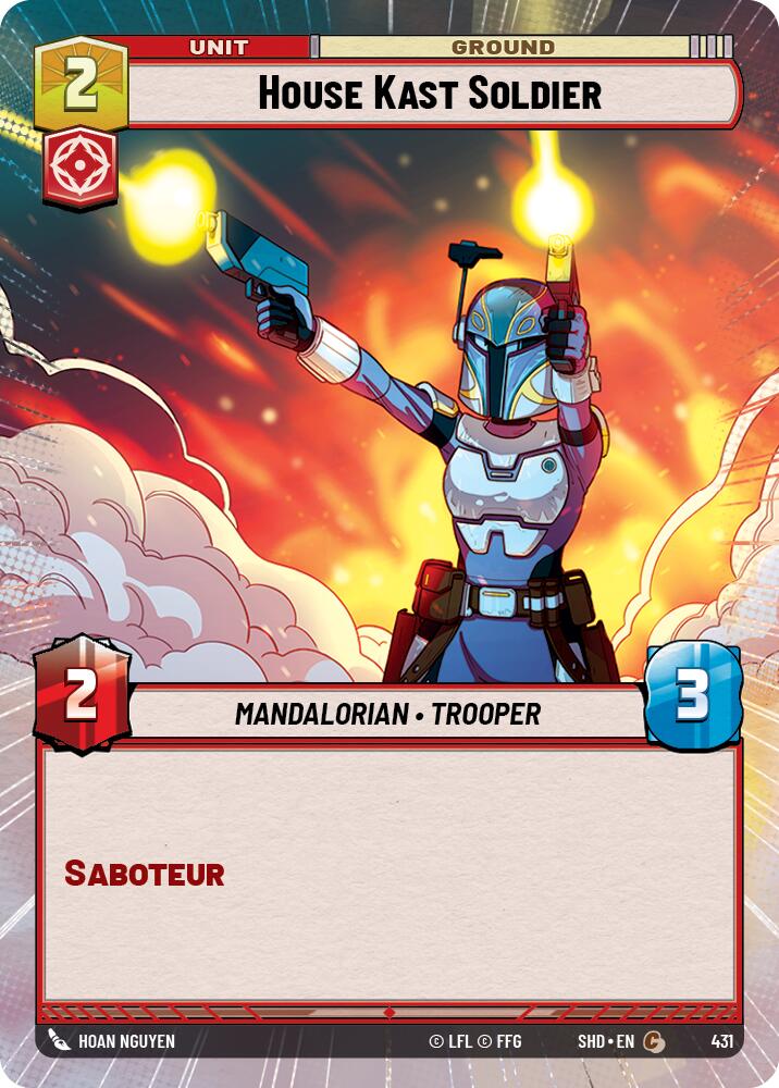 House Kast Soldier (431) (Hyperspace) (431) [Shadows of the Galaxy] | Jomio and Rueliete's Cards and Comics