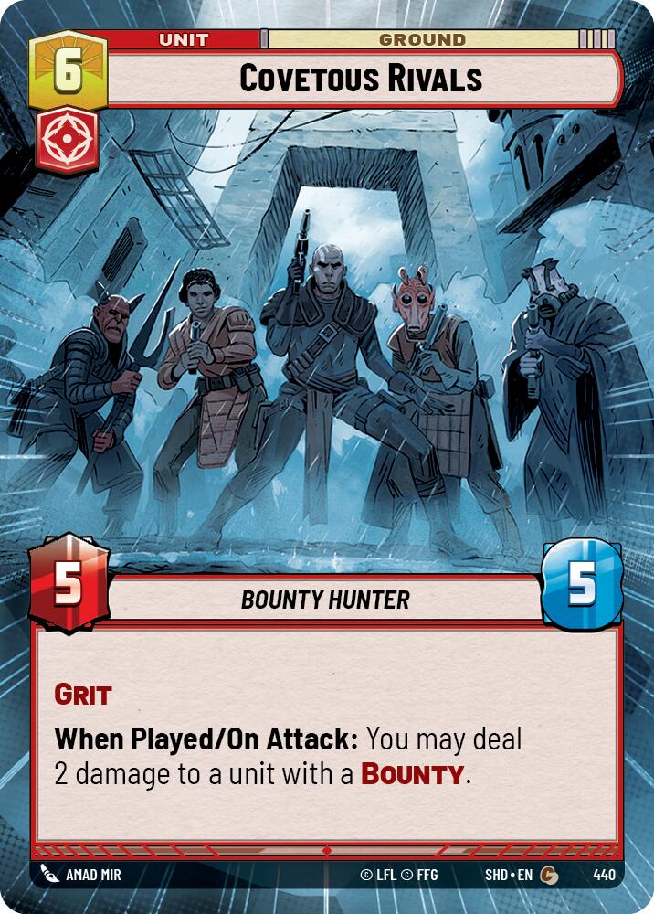 Covetous Rivals (440) (Hyperspace) (440) [Shadows of the Galaxy] | Jomio and Rueliete's Cards and Comics
