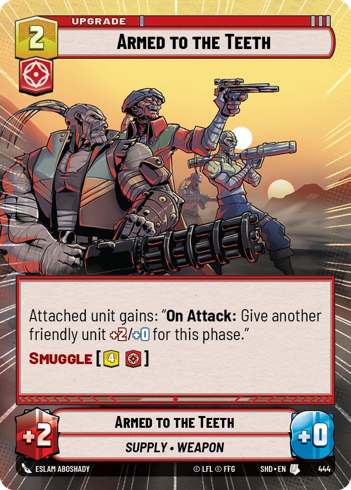 Armed to the Teeth (444) (Hyperspace) (444) [Shadows of the Galaxy] | Jomio and Rueliete's Cards and Comics