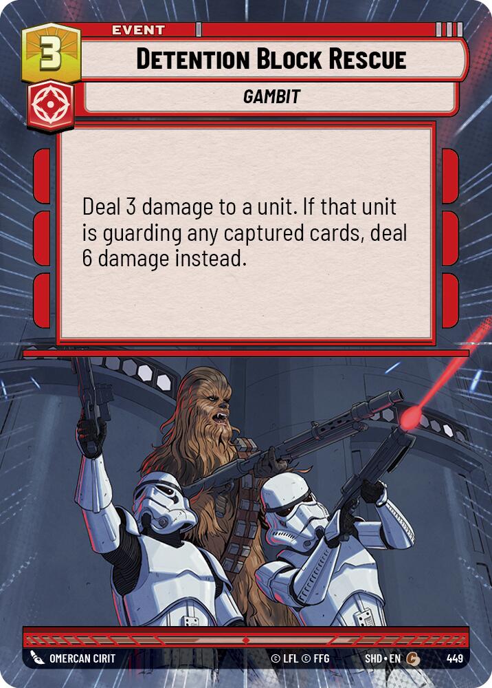 Detention Block Rescue (449) (Hyperspace) (449) [Shadows of the Galaxy] | Jomio and Rueliete's Cards and Comics