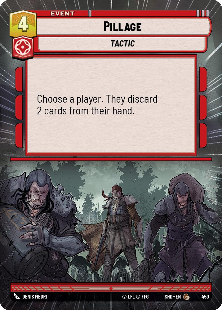Pillage (450) (Hyperspace) (450) [Shadows of the Galaxy] | Jomio and Rueliete's Cards and Comics