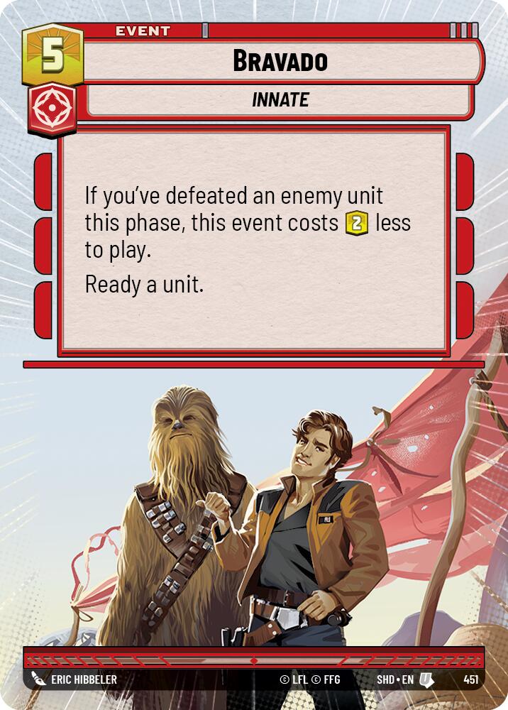 Bravado (451) (Hyperspace) (451) [Shadows of the Galaxy] | Jomio and Rueliete's Cards and Comics