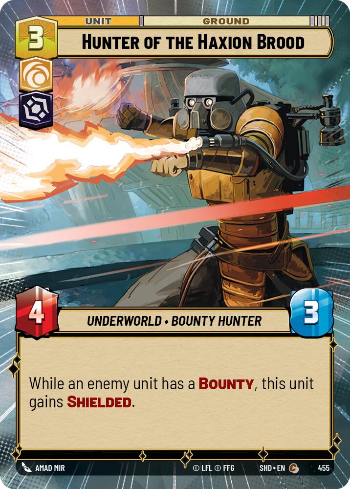 Hunter of the Haxion Brood (455) (Hyperspace) (455) [Shadows of the Galaxy] | Jomio and Rueliete's Cards and Comics