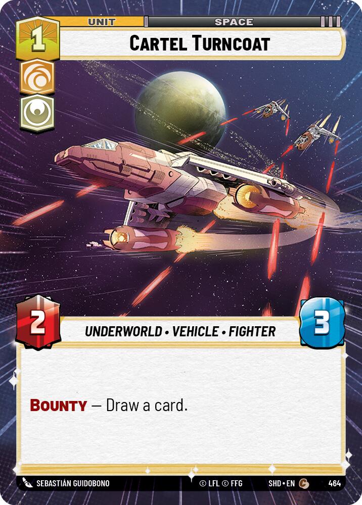 Cartel Turncoat (464) (Hyperspace) (464) [Shadows of the Galaxy] | Jomio and Rueliete's Cards and Comics