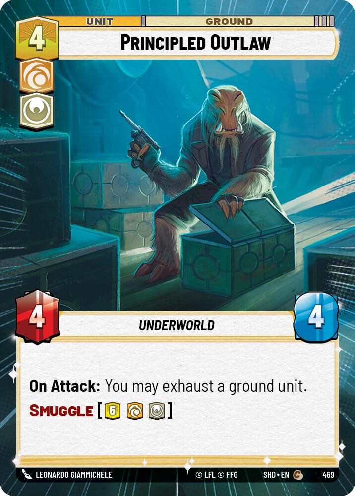Principled Outlaw (469) (Hyperspace) (469) [Shadows of the Galaxy] | Jomio and Rueliete's Cards and Comics