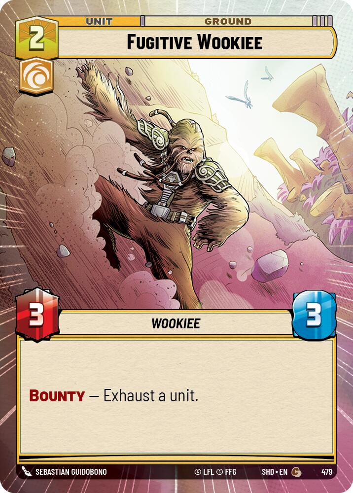 Fugitive Wookiee (479) (Hyperspace) (479) [Shadows of the Galaxy] | Jomio and Rueliete's Cards and Comics
