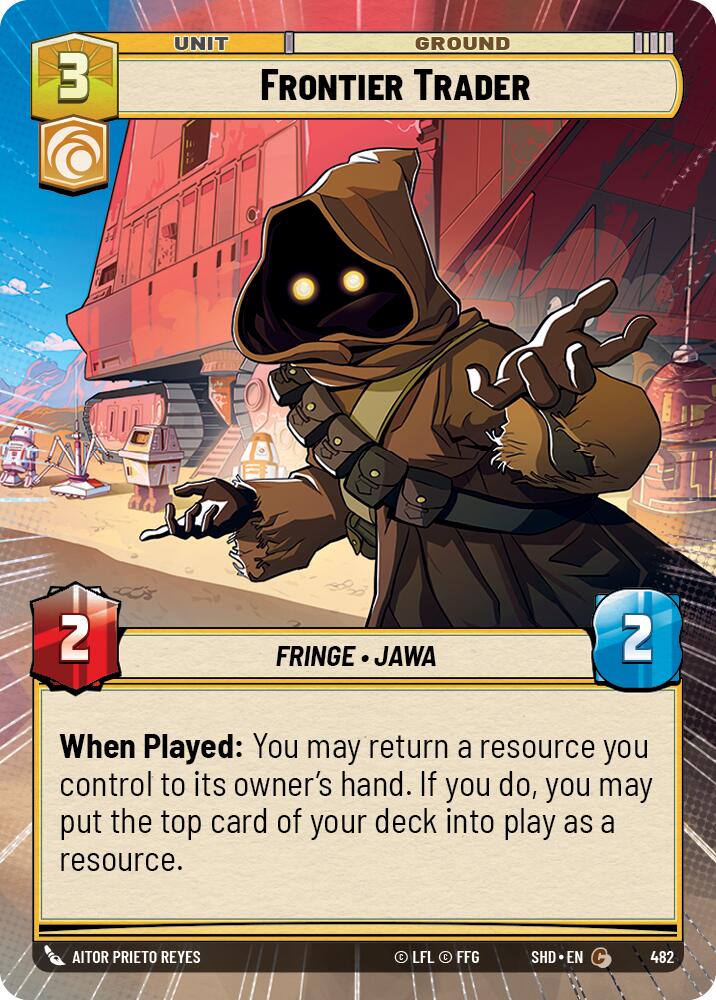 Frontier Trader (Hyperspace) (482) [Shadows of the Galaxy] | Jomio and Rueliete's Cards and Comics