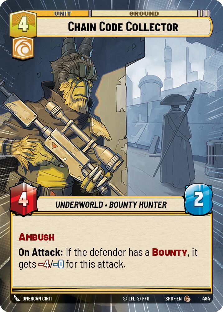 Chain Code Collector (484) (Hyperspace) (484) [Shadows of the Galaxy] | Jomio and Rueliete's Cards and Comics