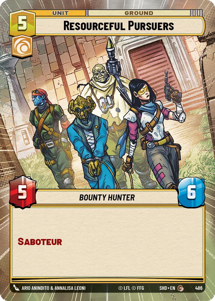 Resourceful Pursuers (486) (Hyperspace) (486) [Shadows of the Galaxy] | Jomio and Rueliete's Cards and Comics