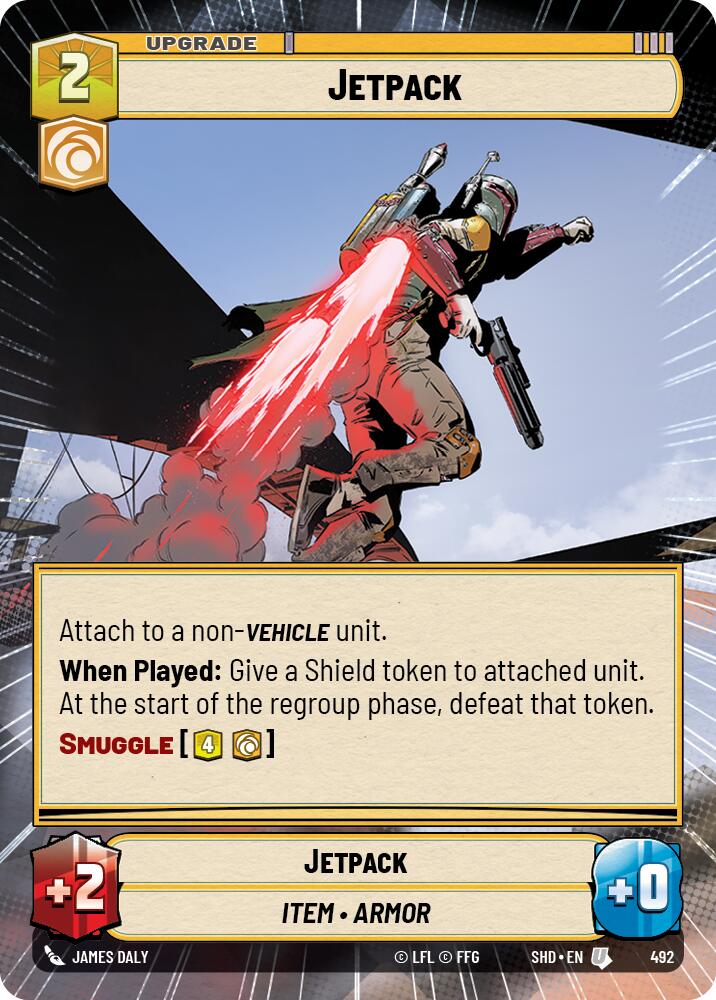 Jetpack (492) (Hyperspace) (492) [Shadows of the Galaxy] | Jomio and Rueliete's Cards and Comics