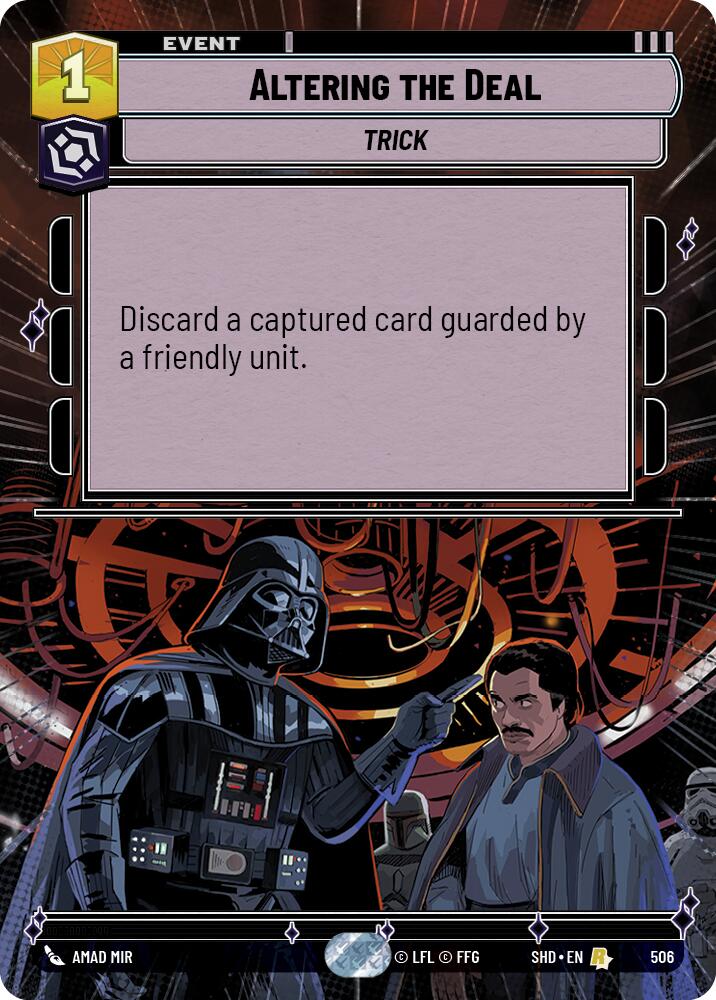 Altering the Deal (506) (Hyperspace) (506) [Shadows of the Galaxy] | Jomio and Rueliete's Cards and Comics