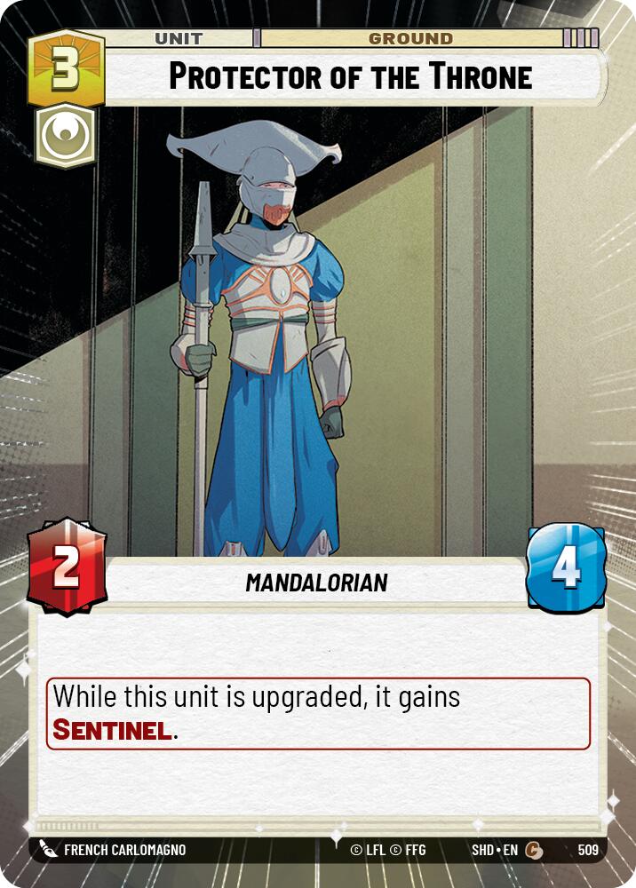 Protector of the Throne (509) (Hyperspace) (509) [Shadows of the Galaxy] | Jomio and Rueliete's Cards and Comics