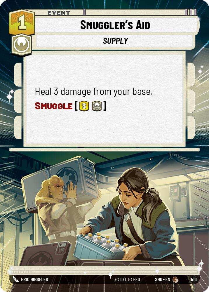 Smuggler's Aid (513) (Hyperspace) (513) [Shadows of the Galaxy] | Jomio and Rueliete's Cards and Comics