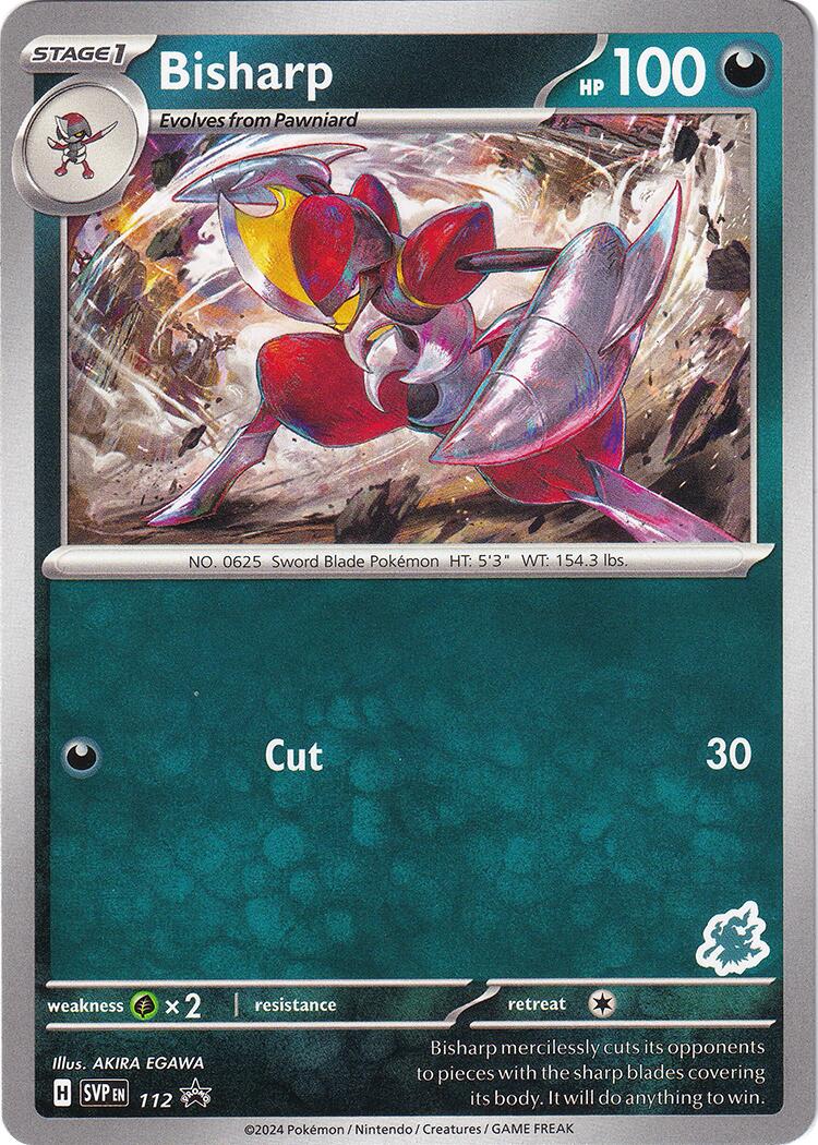 Bisharp (112) (Darkrai Deck) [Battle Academy 2024] | Jomio and Rueliete's Cards and Comics