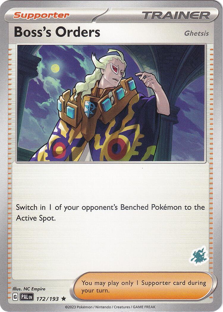Boss's Orders (172/193) (Darkrai Deck) [Battle Academy 2024] | Jomio and Rueliete's Cards and Comics