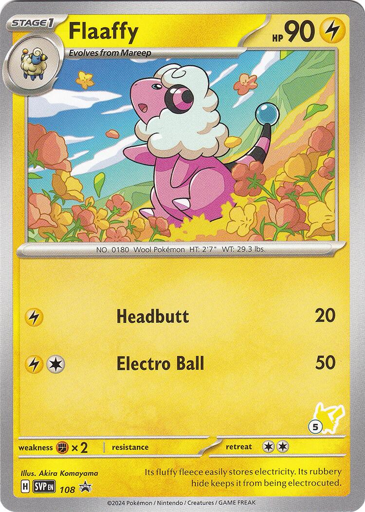 Flaaffy (108) (Pikachu Stamp #5) [Battle Academy 2024] | Jomio and Rueliete's Cards and Comics