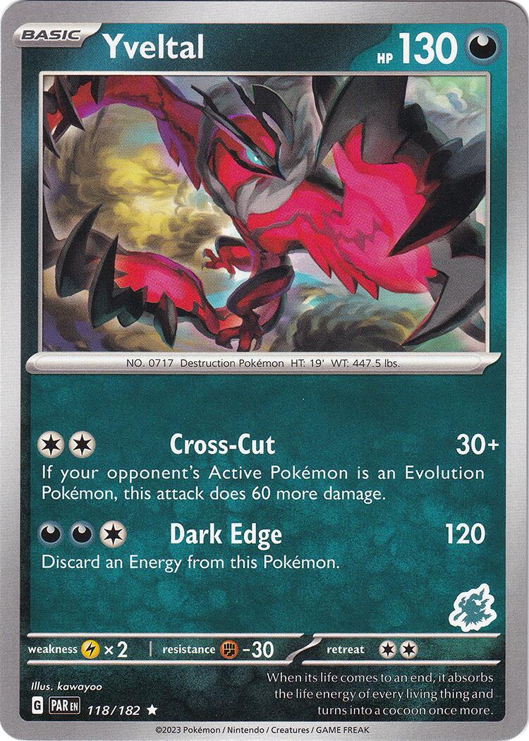 Yveltal (118/182) (Darkrai Deck) [Battle Academy 2024] | Jomio and Rueliete's Cards and Comics