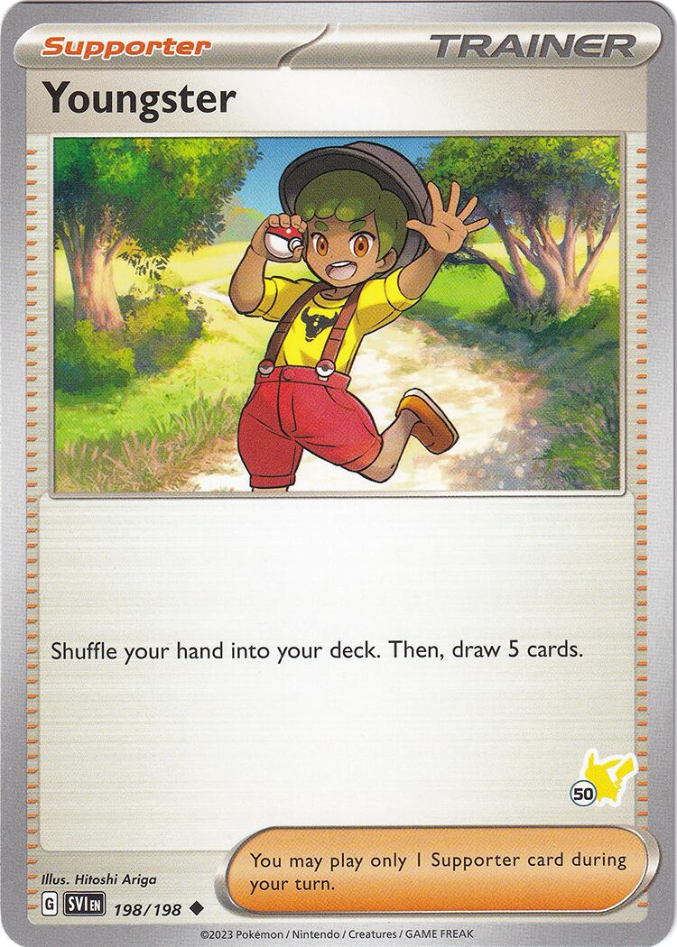 Youngster (198/198) (Pikachu Stamp #50) [Battle Academy 2024] | Jomio and Rueliete's Cards and Comics
