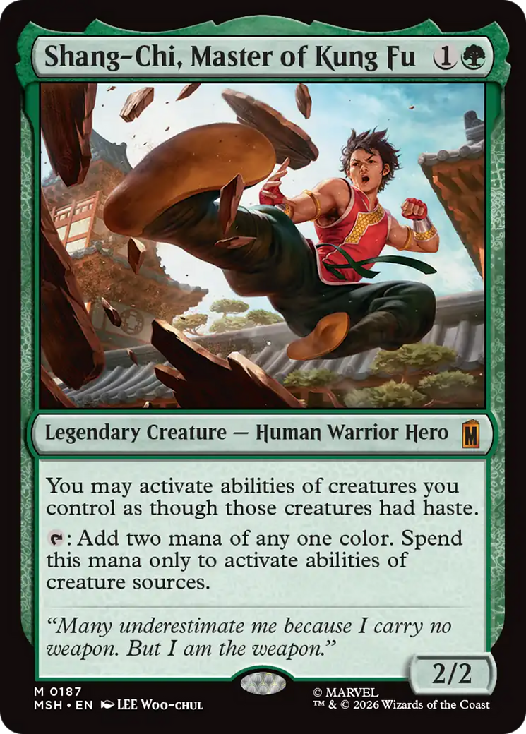 Shang-Chi, Master of Kung Fu [Marvel Super Heroes] | Jomio and Rueliete's Cards and Comics