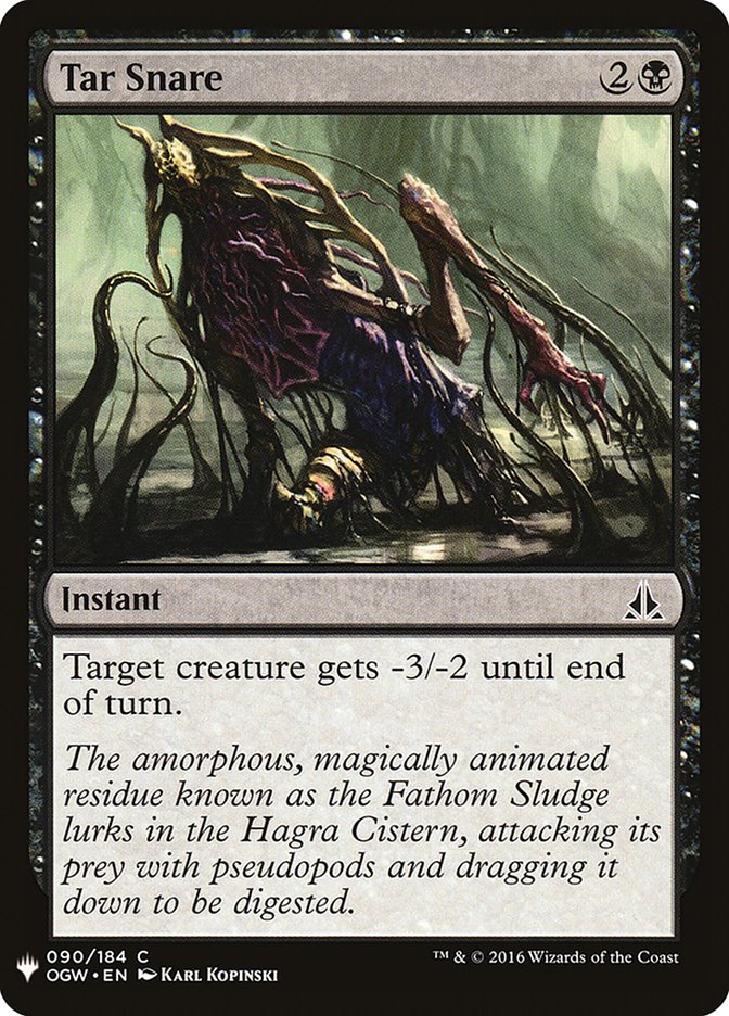 Tar Snare [Mystery Booster] | Jomio and Rueliete's Cards and Comics