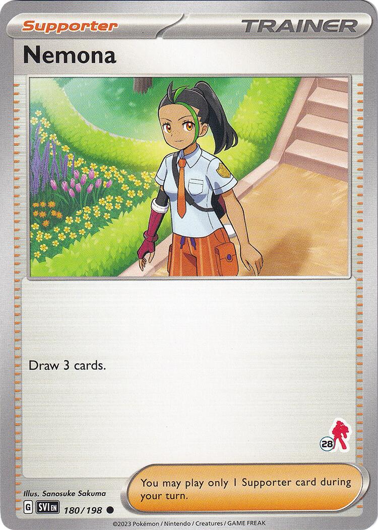 Nemona (180/198) (Armarouge Stamp #28) [Battle Academy 2024] | Jomio and Rueliete's Cards and Comics