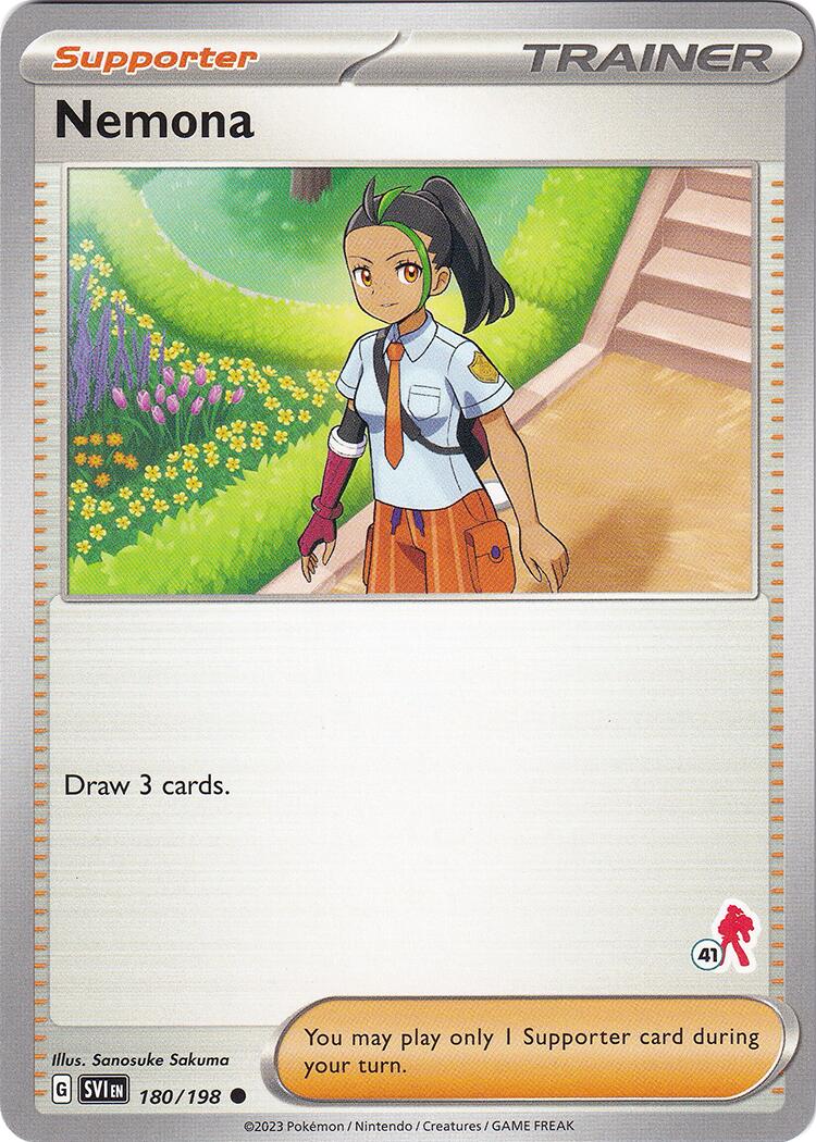 Nemona (180/198) (Armarouge Stamp #41) [Battle Academy 2024] | Jomio and Rueliete's Cards and Comics