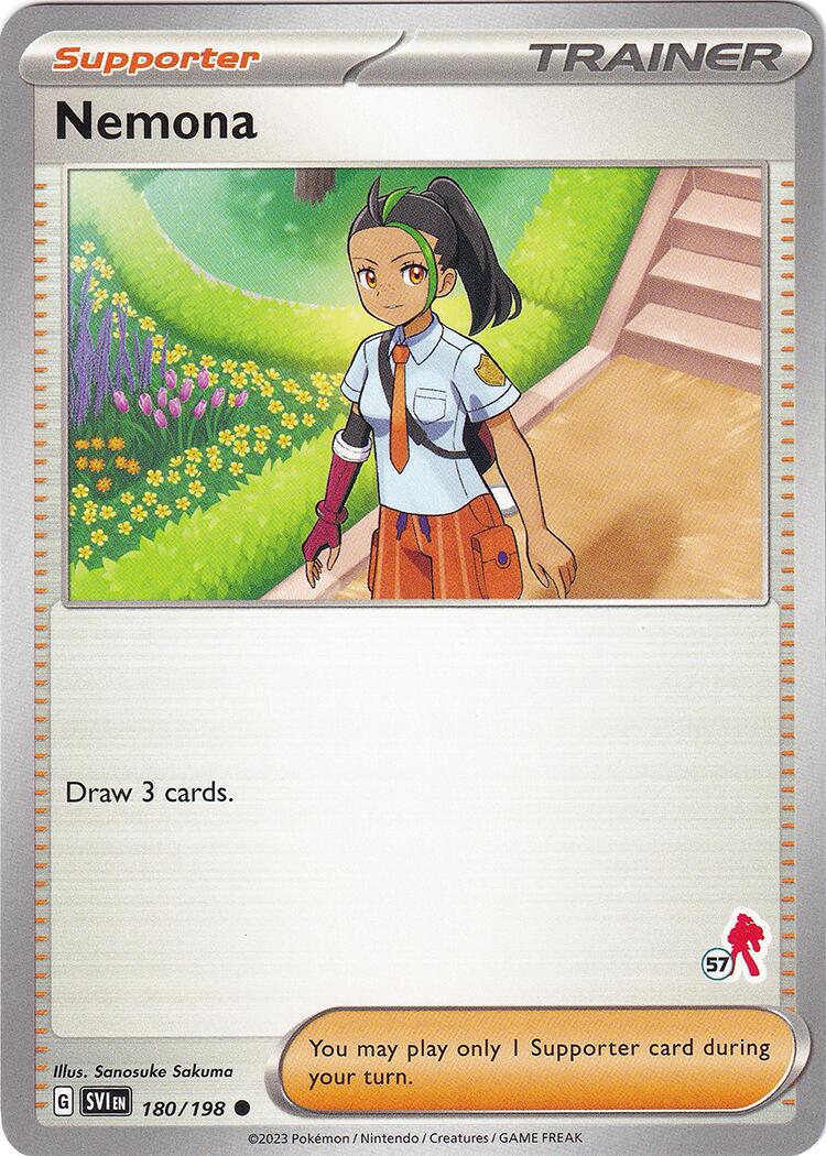 Nemona (180/198) (Armarouge Stamp #57) [Battle Academy 2024] | Jomio and Rueliete's Cards and Comics