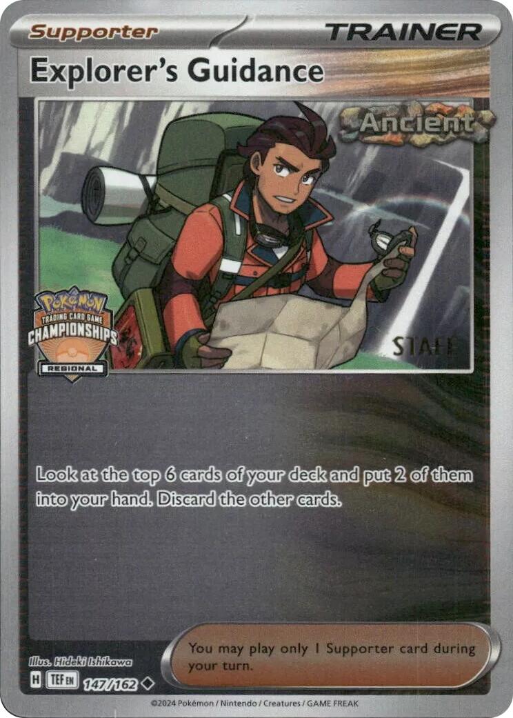 Explorer's Guidance (147/162) (2023 Regional Championships Staff) [League & Championship Cards] | Jomio and Rueliete's Cards and Comics