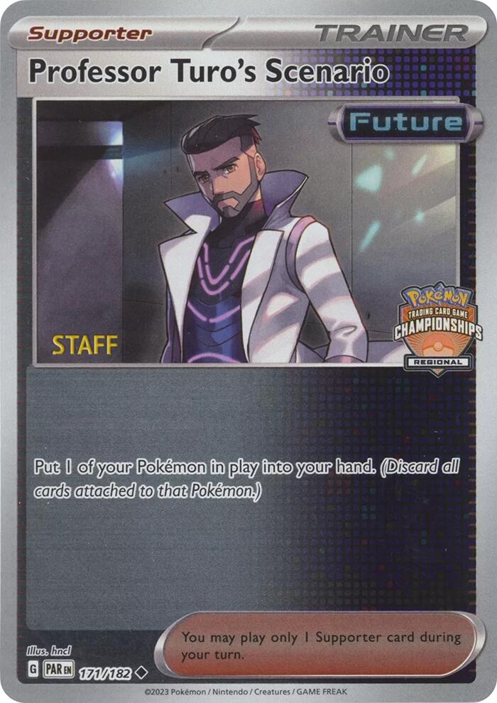 Professor Turo's Scenario (171/182) (2023 Regional Championships Staff) [League & Championship Cards] | Jomio and Rueliete's Cards and Comics
