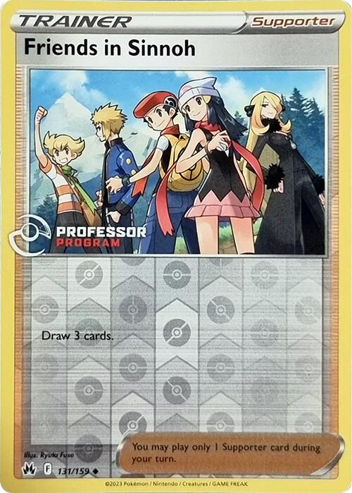 Friends in Sinnoh (131/159) (2023) [Professor Program Promos] | Jomio and Rueliete's Cards and Comics