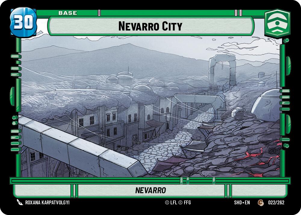 Nevarro City // Shield (022 // T02) [Shadows of the Galaxy] | Jomio and Rueliete's Cards and Comics