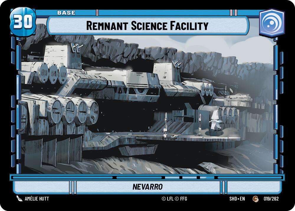 Remnant Science Facility // Experience (019 // T01) [Shadows of the Galaxy] | Jomio and Rueliete's Cards and Comics