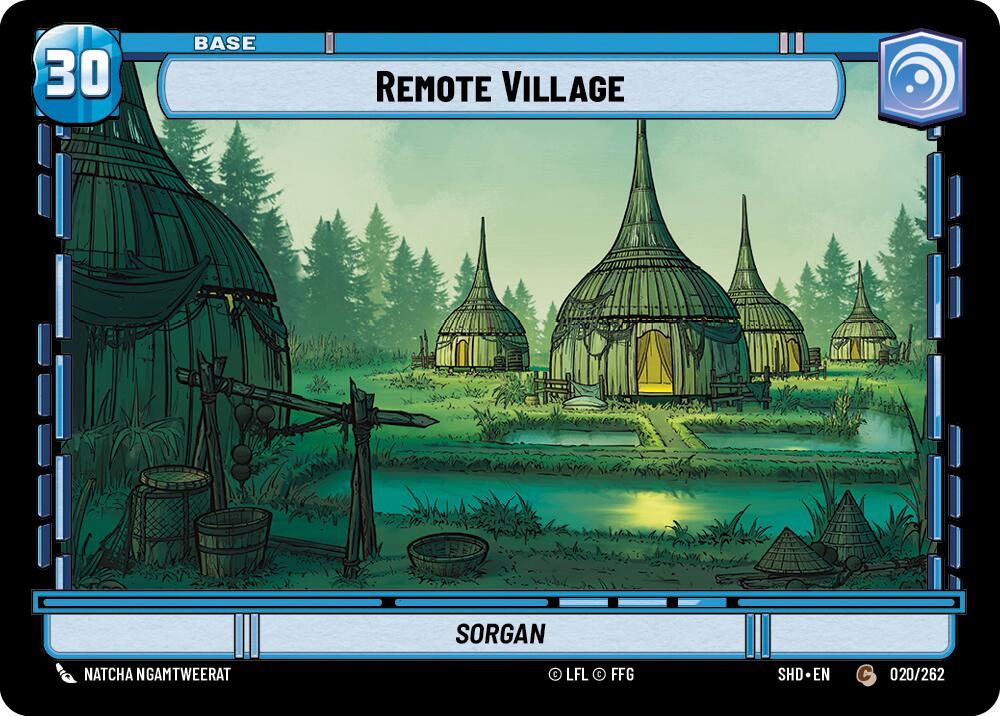 Remote Village // Experience (020 // T01) [Shadows of the Galaxy] | Jomio and Rueliete's Cards and Comics